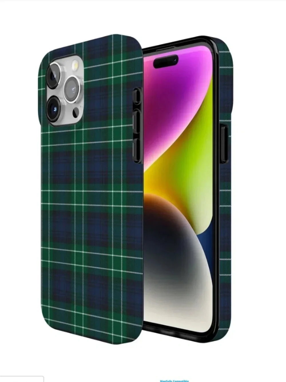 Casely iPhone 15 Pro Spruce Kitty and Vibe Holiday Case